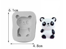 Molde silicona panda chico